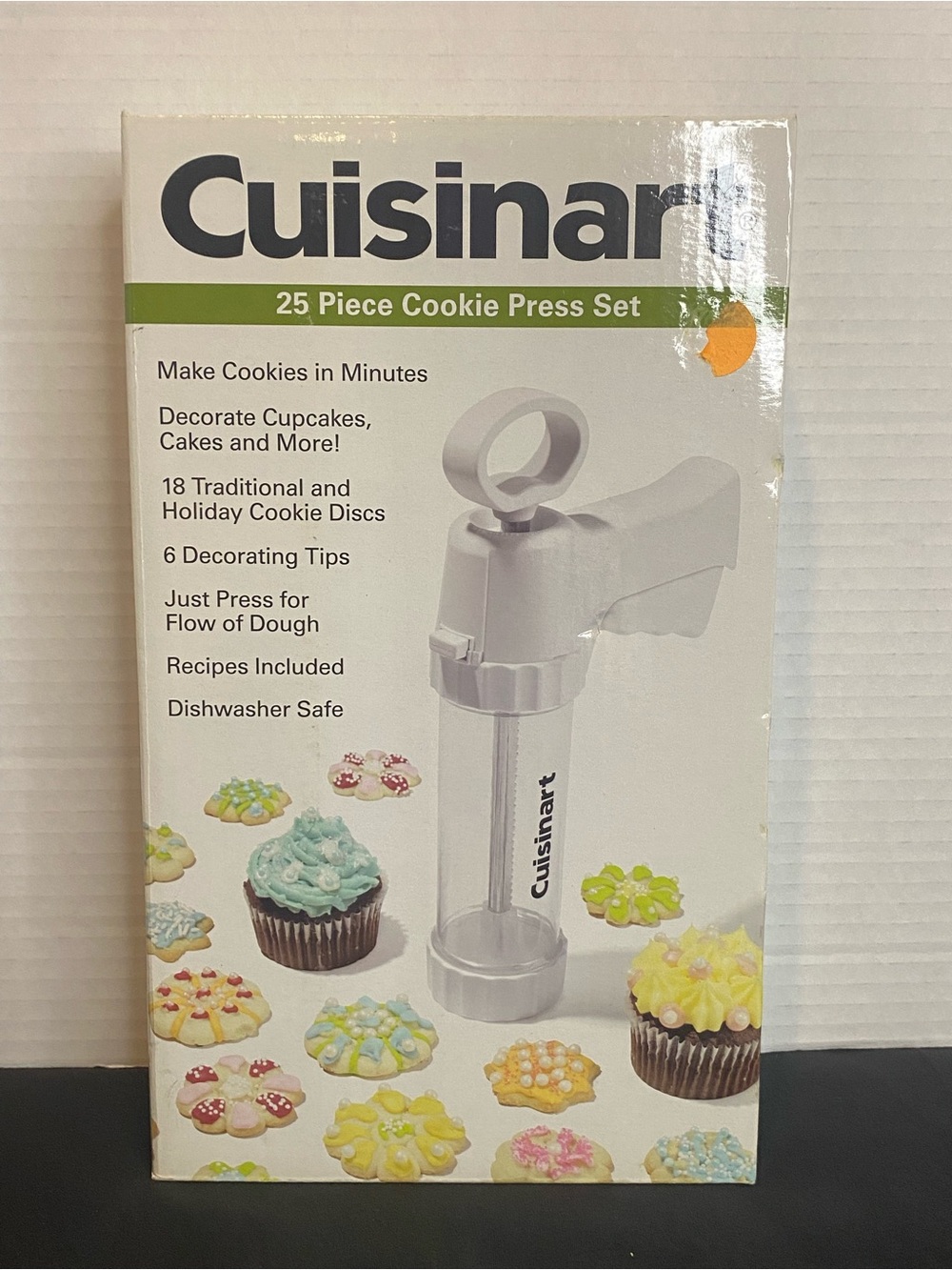 Cuisinart White 25-Piece Cookie Press Set